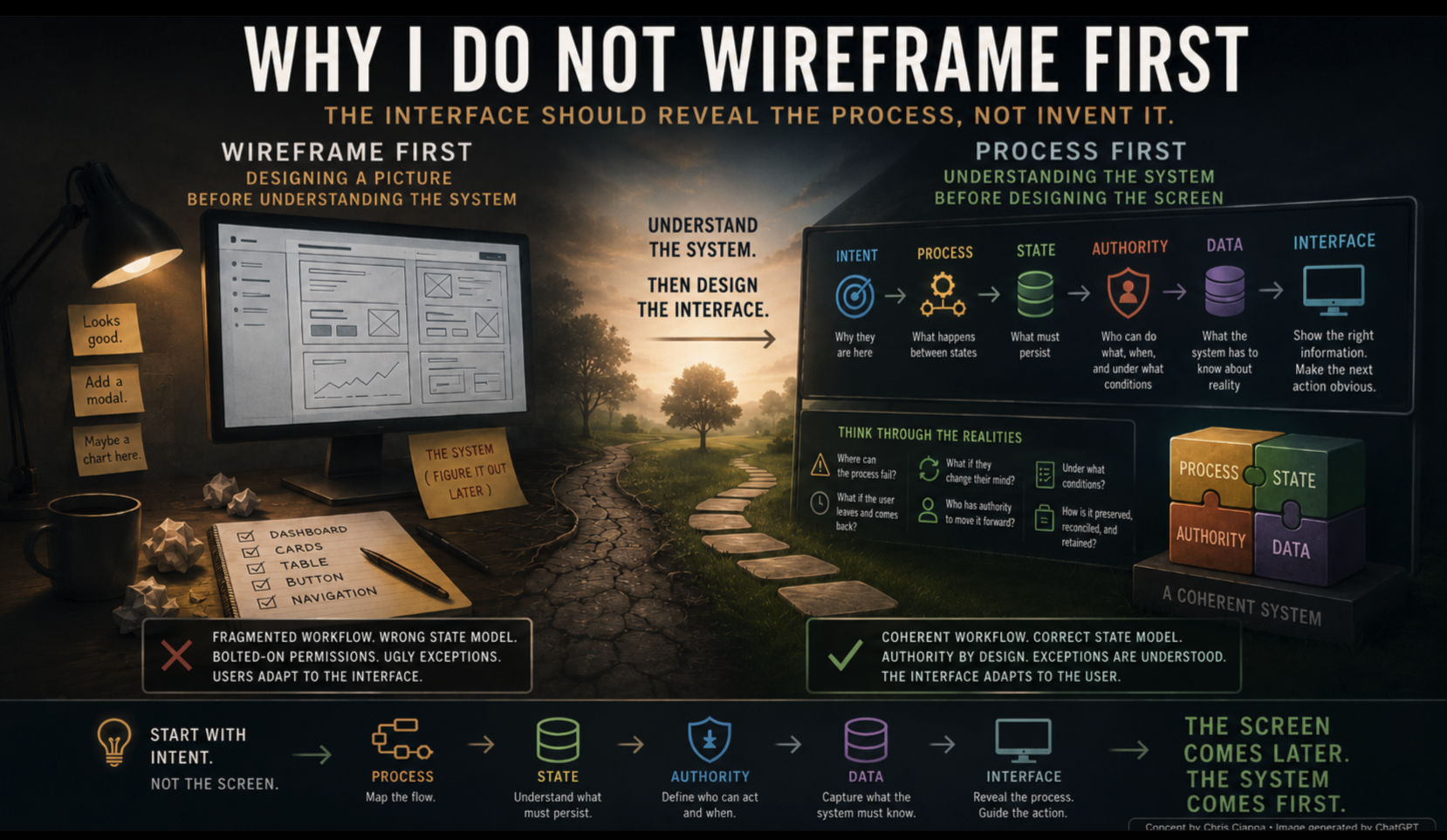 Why I Do Not Wireframe First